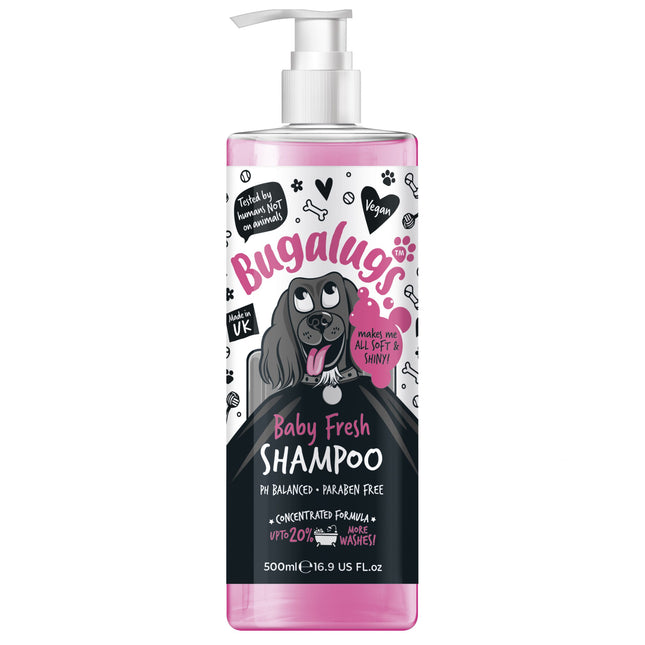 Bugalugs Baby Fresh Shampoo - gentle shampoo for puppies, concentrate 1:20