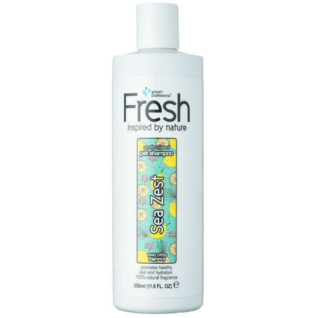 Groom Professional Fresh Sea Zest Shampoo - vegan moisturizing shampoo for dogs, concentrate 1:24