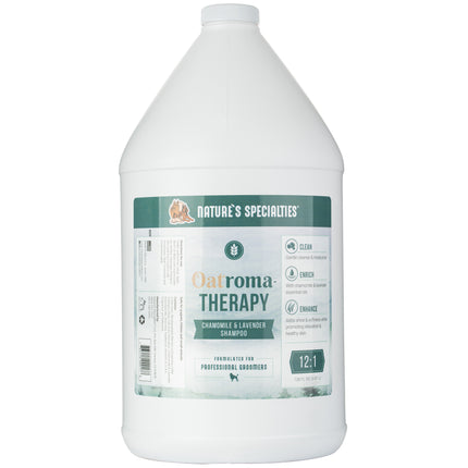 Nature's Specialties Oatroma Therapy Shampoo - Gentle moisturizing shampoo for dogs and cats, with chamomile and lavender, concentrate 1:12