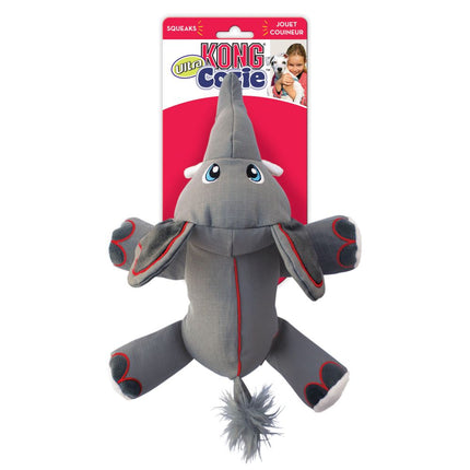 KONG Cozie Ultra Ella Elephant L - durable plush toy for dogs, elephant with rattle and squeakers