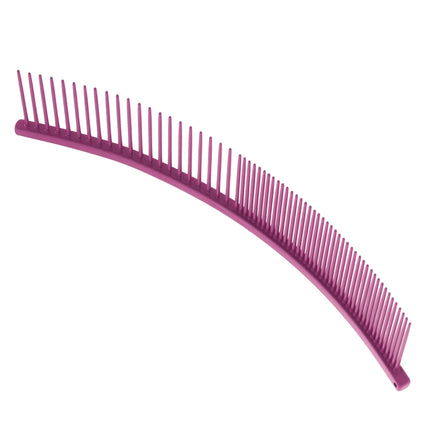 Show Tech Curved Comb - curved comb, perfect for finishing the coat, mixed pin spacing (50:50)