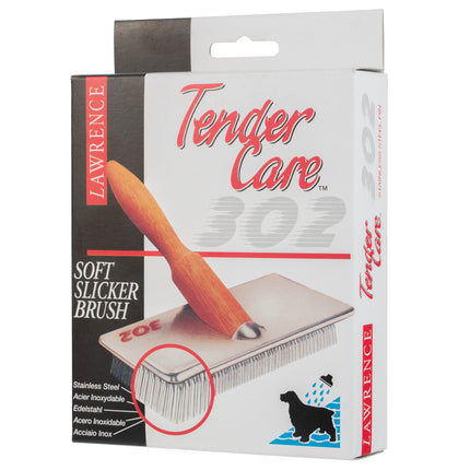 Lawrence Tender Care Brush 302 - Wire Brush for Wet Fur Grooming