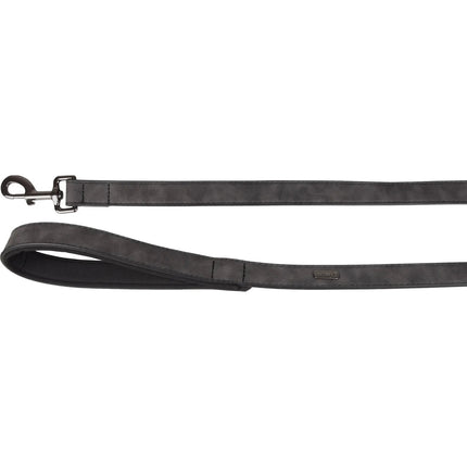 Flamingo Leash Delu - dog leash made of eco-leather, padded handle, 100cm