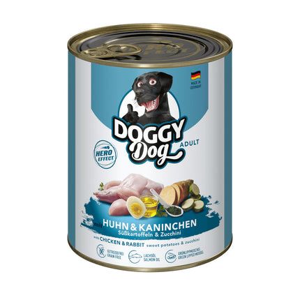 Doggy Dog Chicken & Rabbit - grain-free wet dog food with chicken and rabbit