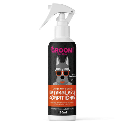 Groomi Detangler & Coat Conditioner - detangling conditioner for fur, with vitamin B5 and aloe vera