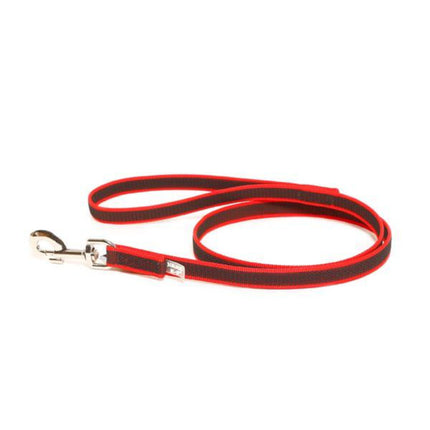 Julius K9 Color & Gray Supergrip Leash With Handle Red - training leash with handle, red, non-slip