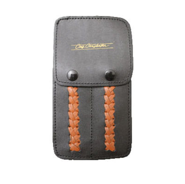 Chris Christensen Leather Tool Pouch - leather case, trimmer pouch