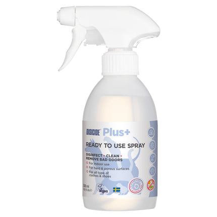 Disicide Plus+ Ready To Use Spray - cleaning and disinfecting solution for surfaces, eliminating unpleasant odors