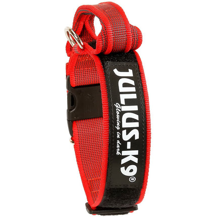 Julius K9 Color & Gray Collar with Handle - dog collar with handle and safety lock