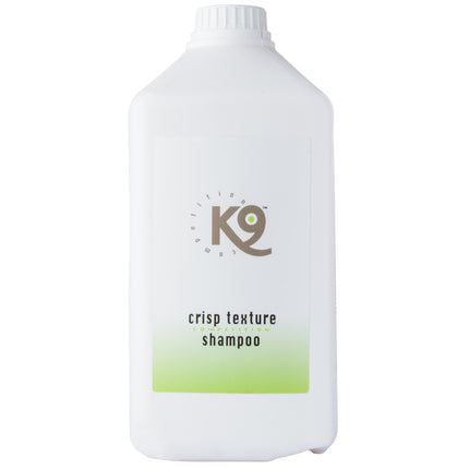 K9 Crisp Texture Shampoo - shampoo for rough-coated breeds, concentrate 1:18 - 2.7L