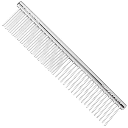 Show Tech Combi - Comb - metal comb with mixed tooth spacing - Length: