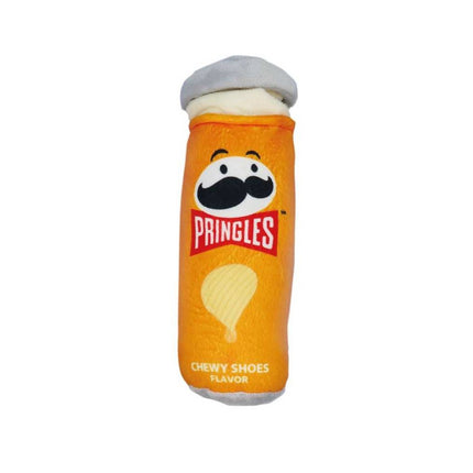 Record Pringles Dog Plush Toy - plush toy for dogs, chips, with squeaker