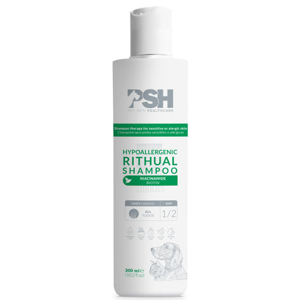 PSH Hypoallergenic Ritual Shampoo - dermatological shampoo for sensitive dog skin