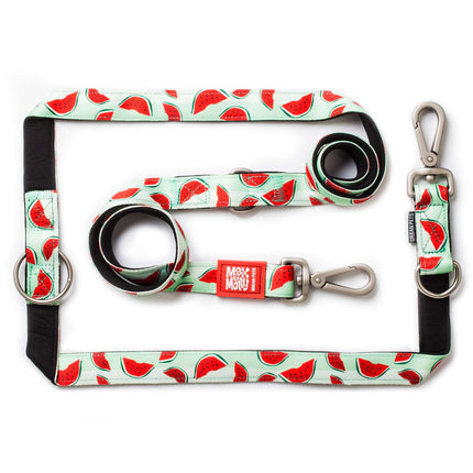 Max&Molly Multi-Leash Watermelon - adjustable leash for dogs, interesting pattern, 200cm