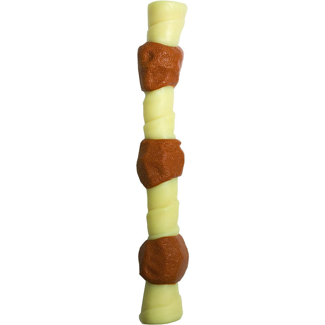 Nylabone Extreme Chicken Jerky Shish Kebab - dog chew with dried chicken flavor