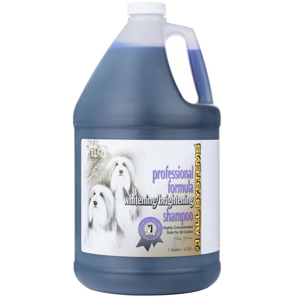 1 All Systems Professional Formula Whitening Shampoo - shampoo that removes discoloration from all fur