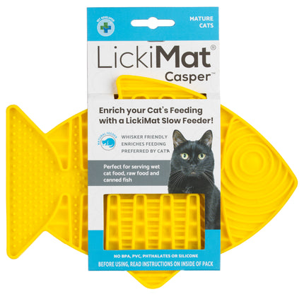 LickiMat Classic Casper - licking mat for cats and small dogs