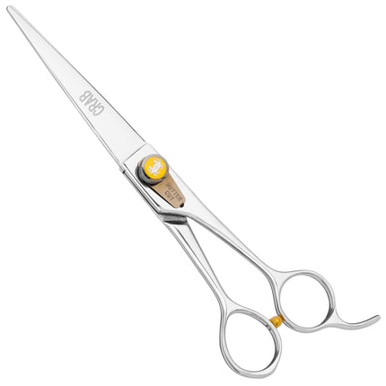 Geib Crab Straight Scissors Level 2 - high-quality straight scissors for animal grooming with a single-sided micro-grind.