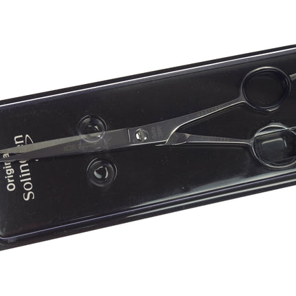 Gotta Solingen Ice Nickel-Plated Straight Scissors (17cm) with Single-Sided Micro-Sanding