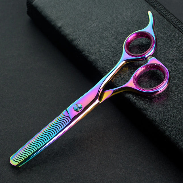 Excalibur Shears Colorful Delta - professional thinning shears made of Japanese steel, 30 teeth