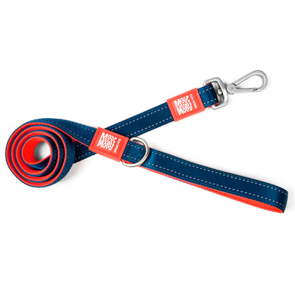 Max&Molly Short Leash Matrix - classic dog leash with reflective stitching, 120cm