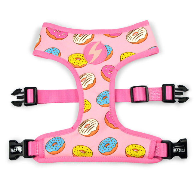 Dashi Donut Neo Mesh Harness - no-pull, reversible dog harness made of neoprene, donut pattern