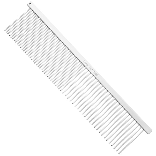 Greyhound - metal comb with long teeth, spacing 50/50, length