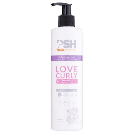 PSH Pro Love Curly - cream for curly fur of dogs and cats, defines and holds curls