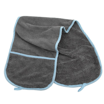 Furrish Microfiber Towel - microfiber towel with hand pockets