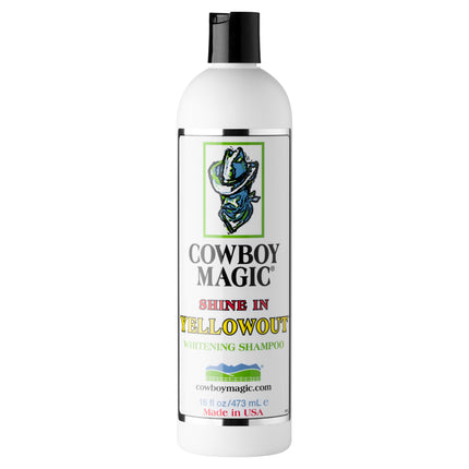 Cowboy Magic Shine In Yellowout Whitening Shampoo - shampoo that reduces yellowing and enhances the natural color of the coat