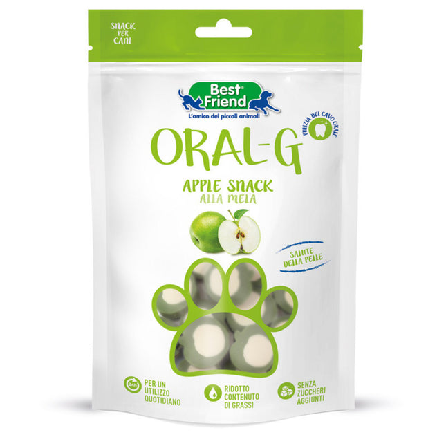 Best Friend Oral - G Apple Snack - Dog Treats Supporting Dental and Skin Health, with Biotin and Zinc