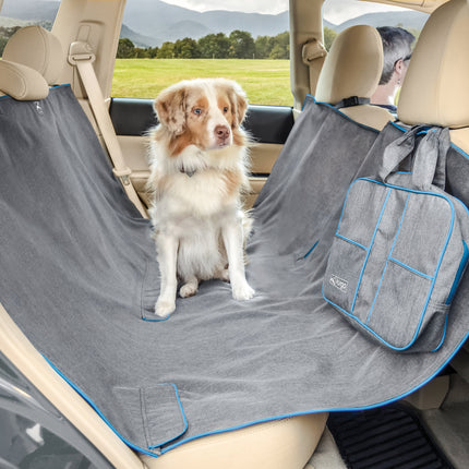 Kurgo Heather Hammock - dog car seat cover, hammock for the back seat