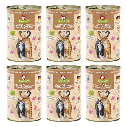 GranataPet DeliCatessen Turkey & Pheasant - grain-free wet food for cats, turkey and pheasant