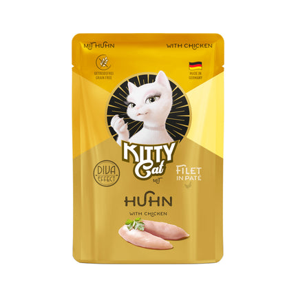 Kitty Cat Filet in Pâté Chicken - pouch for cats, with chicken, filet in pâté