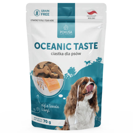 Pokusa Natural Oceanic Taste - grain-free dog treats with salmon oil and krill