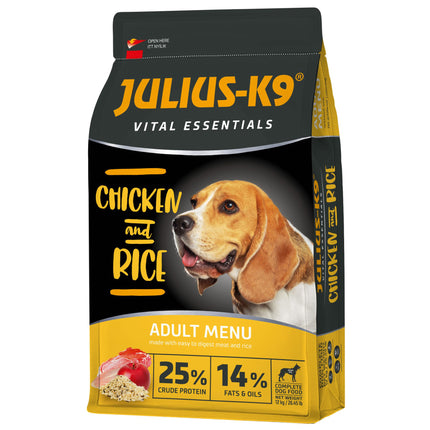 Julius - K9 Vital Essentials Chicken & Rice Adult - complete dog food, chicken with rice