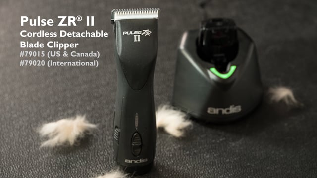 Andis Pulse ZR II - professional cordless clipper, 5-speed with two batteries and CeramicEdge blade (1.5mm)