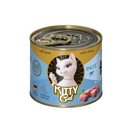 Kitty Cat Veal Pâté - grain-free wet food, pâté for cats, with veal