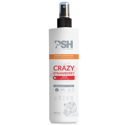 PSH Daily Beauty Crazy Strawberry Mist - lightweight leave-in conditioner for short-haired dogs and cats