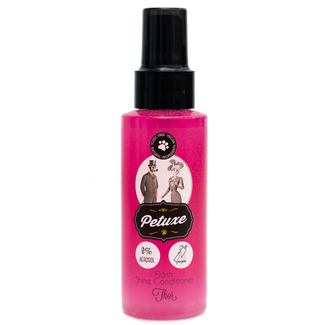 Petuxe Flash Shine Conditioner Thor - scented two-phase conditioner for dogs and cats, facilitates detangling and adds shine.