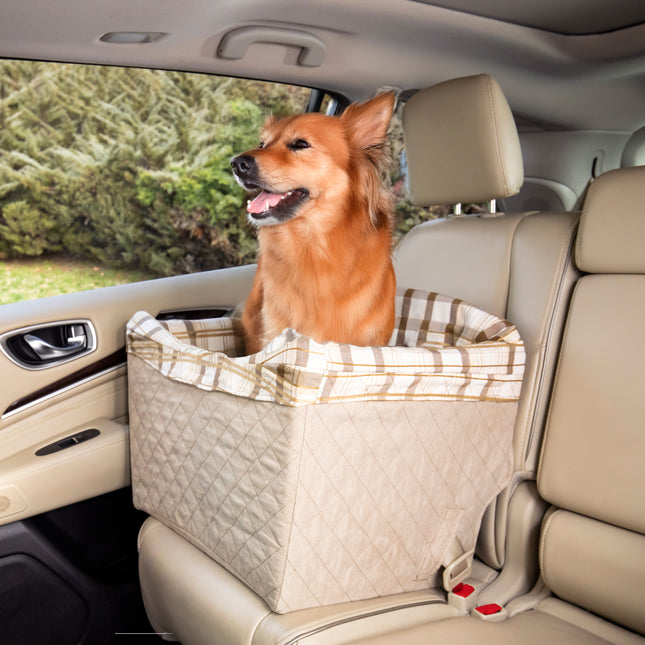 PetSafe Happy Ride Seat Tan - car seat for dogs in beige