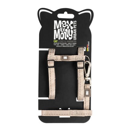 Max&Molly Cat Lead & Harness Set Matrix 2.0 - harness and leash set for cats, with neoprene lining