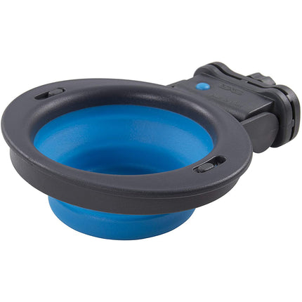 Dexas Collapsible Kennel Bowl Small - collapsible silicone bowl for crates