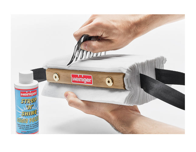 Heiniger Strop 'n' Shine Kit - cleaning and polishing kit for sheep blades