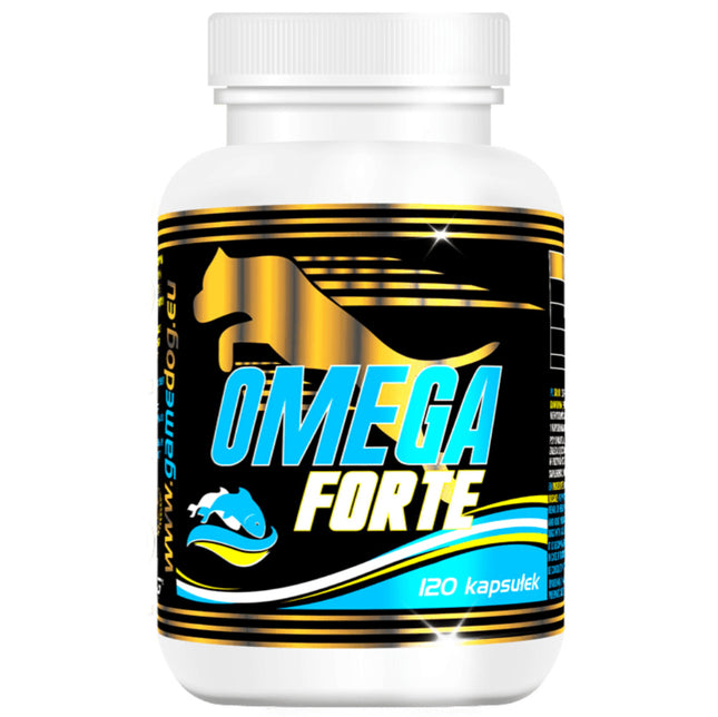 Game Dog Omega Forte 120 caps - supplement for immunity and beautiful coat appearance for dogs