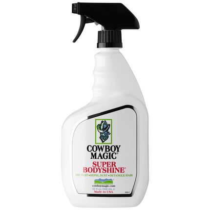 Cowboy Magic Super Bodyshine - highly shining coat conditioner for dogs and horses, repels dust