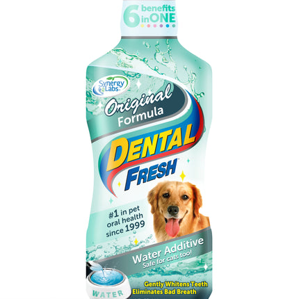 Dental Fresh Water Additive - oral hygiene and dental care product for dogs and cats, water additive