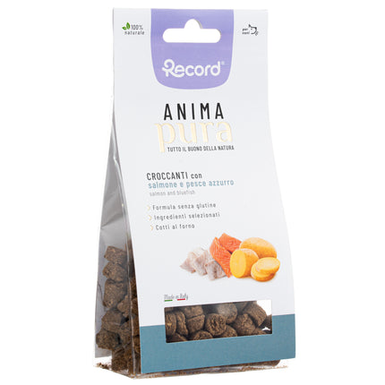 Record Anima Pura Salmon and Bluefish - healthy treats for dogs, salmon and blue fish with potatoes