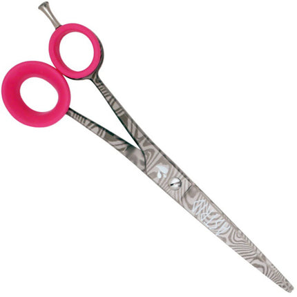 Groom Professional Astrid Left Curved Scissor - scissors for left-handed individuals, curved with micro-grinding, 17.5cm