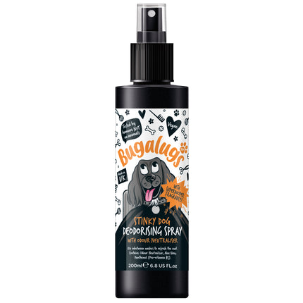 Bugalugs Stinky Dog Deodorising Spray - refreshing formula for the coat that eliminates unpleasant odors